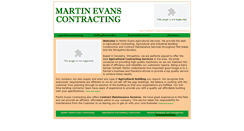 Desktop Screenshot of martinevanscontracting.co.uk