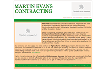 Tablet Screenshot of martinevanscontracting.co.uk